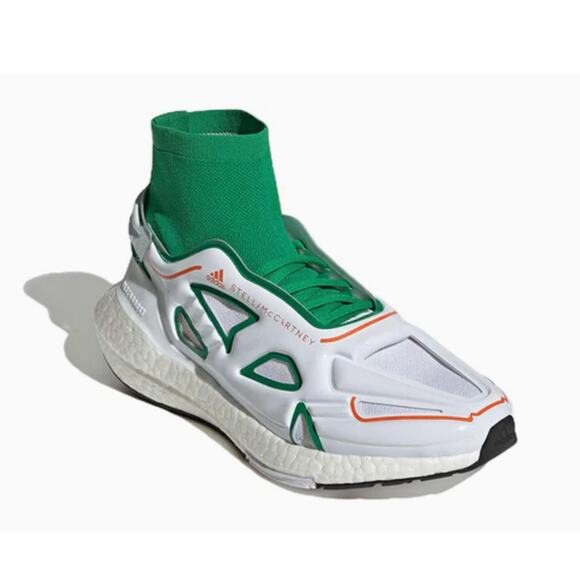 Adidas Stella McCartney Womens Ultraboost 22 Elevated Sneaker Size 9.5 Green NIB - Picture 2 of 13